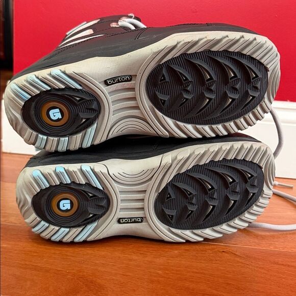 Burton Women's Fader Snowboard Boots - Black and Light Blue size 9 - Picture 6 of 10